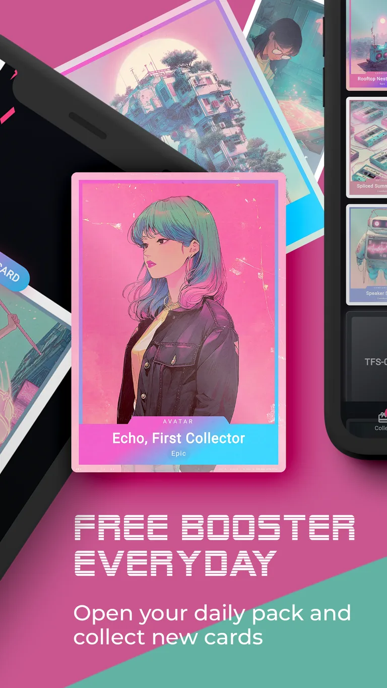 A free Collector booster pack waiting to be opened