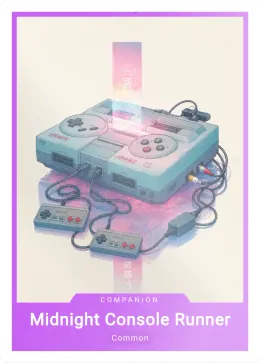 Midnight Console Runner card