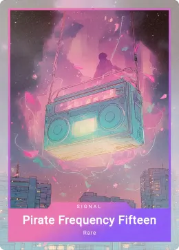 Pirate Frequency Fifteen card