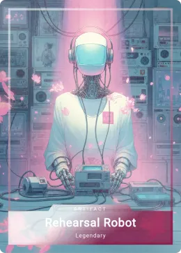 Rehearsal Robot card