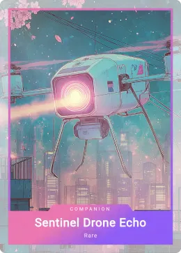 Sentinel Drone Echo card