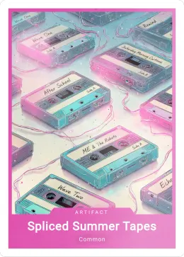 Spliced Summer Tapes card
