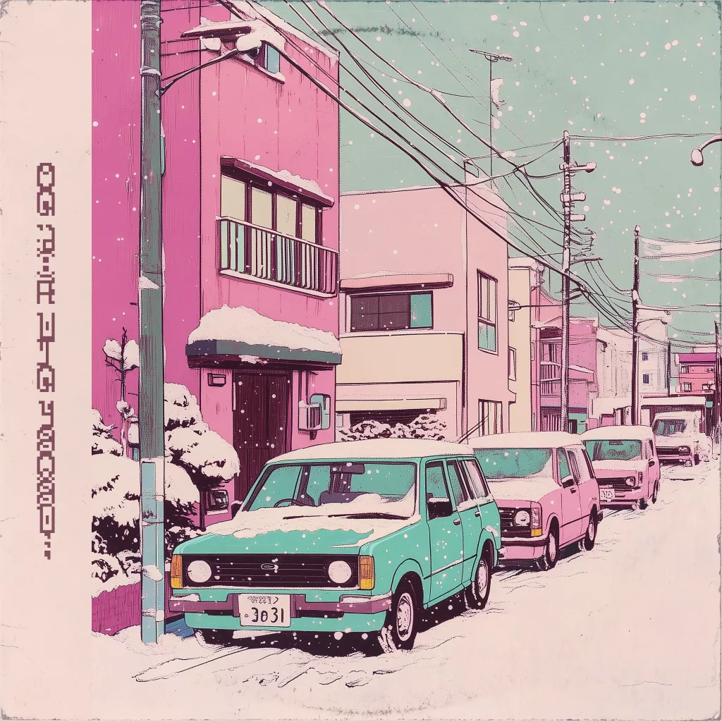 me and the robots snoflakes album artwork 